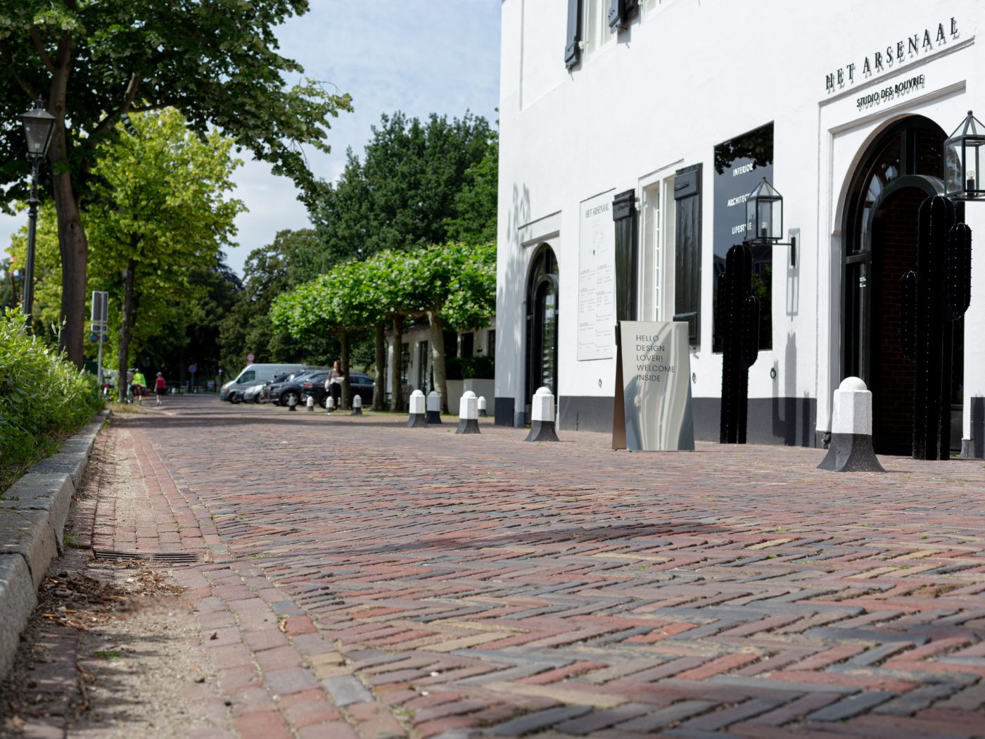 Elementenverharding in gebakken klinkers, Gooise Meren