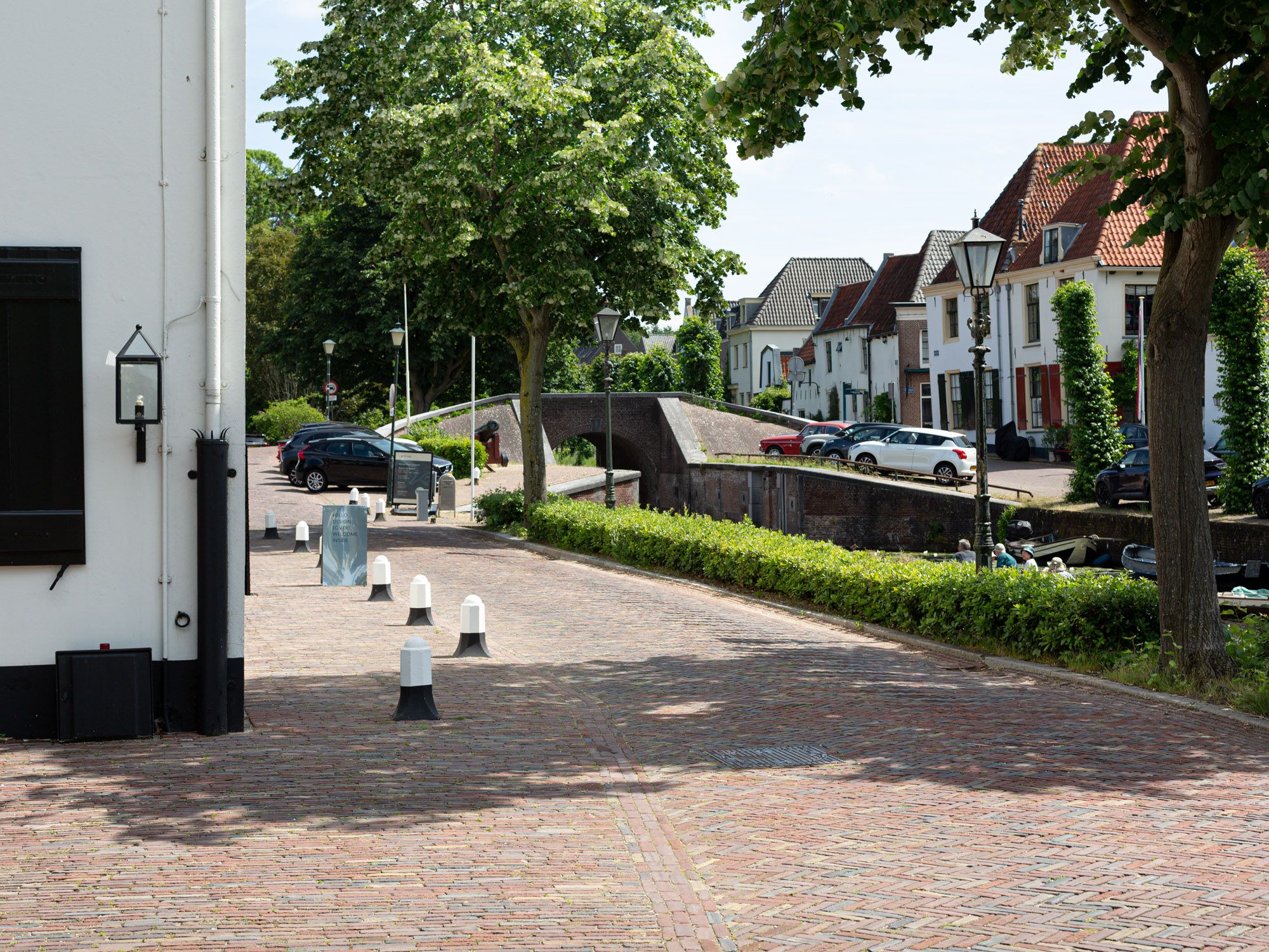 Bestrating in de vesting van Naarden